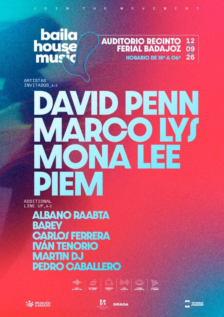 Baila House Music estrena en Badajoz el sábado 12 un nuevo formato de festival electrónico