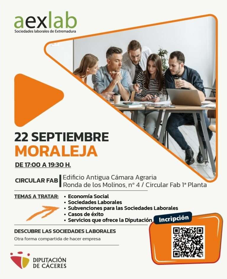 La Diputación de Cáceres difunde el modelo de las sociedades laborales en cinco municipios de la provincia