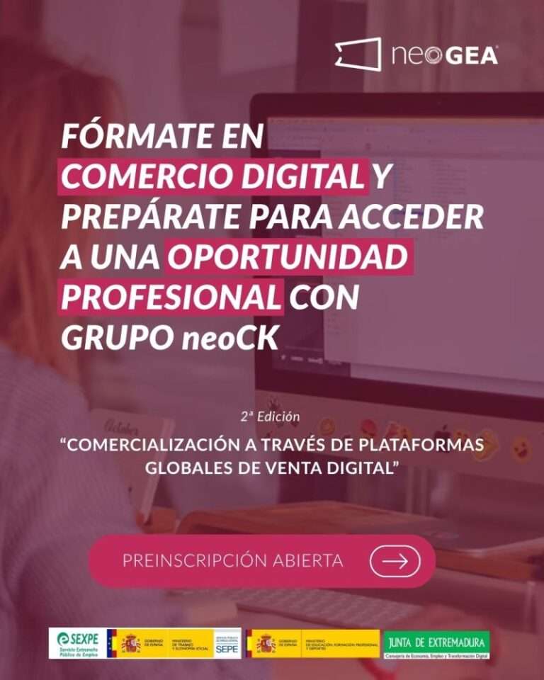 Grupo neoCK ofrece formación sobre comercialización a través de plataformas globales de venta digital
