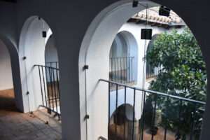 La Diputación de Badajoz acondiciona el claustro del Santuario de Belén