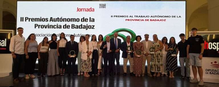 ATA Extremadura reconoce a cinco referentes del trabajo autónomo en la provincia de Badajoz
