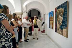 La Asamblea de Extremadura ha acogido la exposición ‘Mármol’, de Miguel Ángel Bedate
