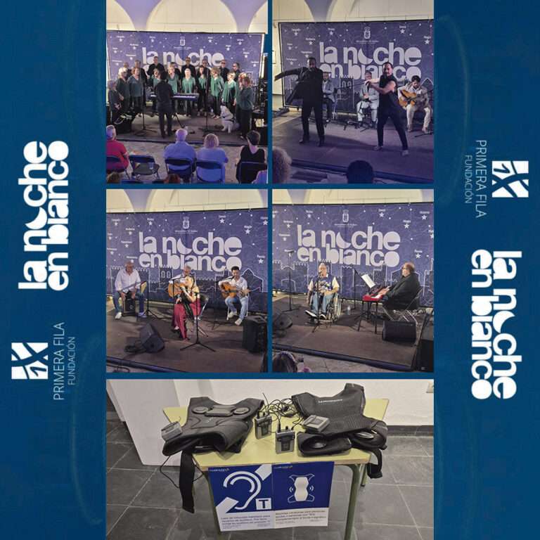 Fundación Primera Fila acercó la cultura accesible a La Noche en Blanco de Badajoz