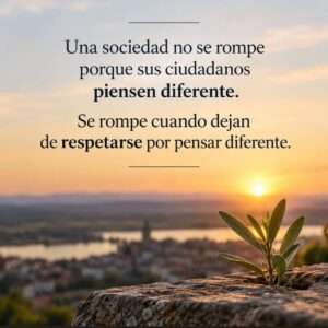 Hemos convertido nuestra tierra en una tierra de fanáticos. Y eso debería hacernos reflexionar