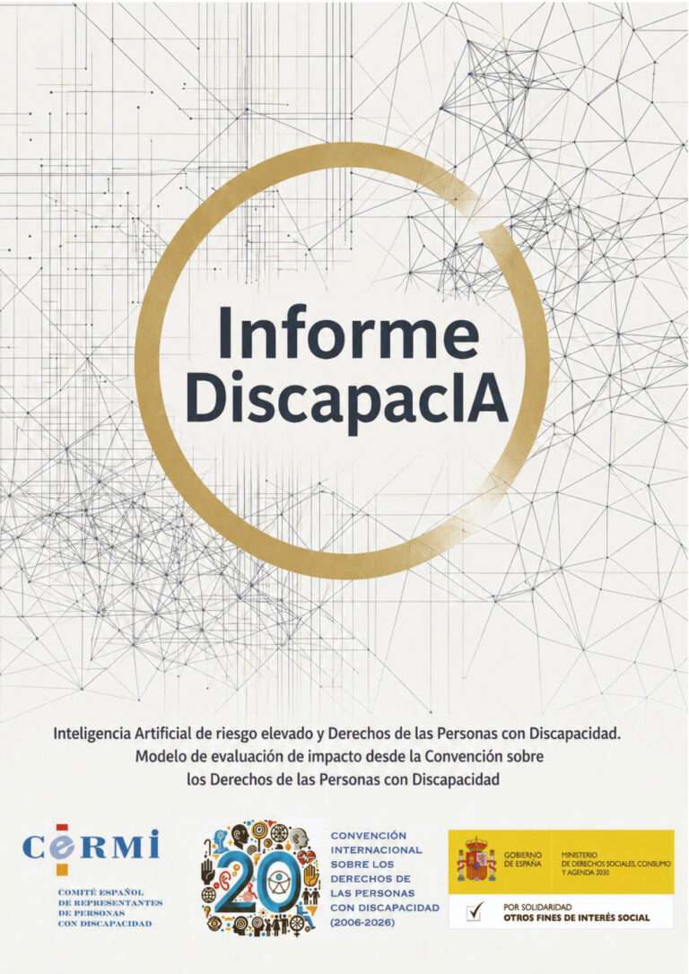 ‘Informe DiscapacIA’ del Cermi Estatal. Inteligencia artificial de todos y para todos